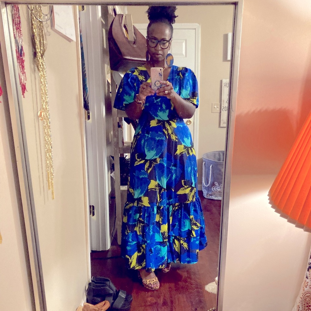 Limited Edition ChristopherJohnRogers Blue Dress